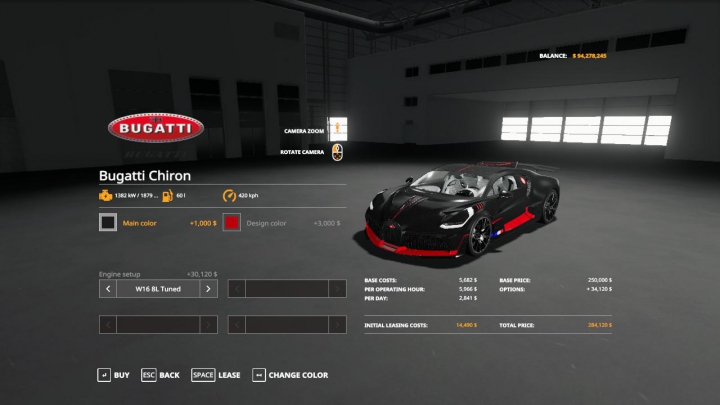 Trending mods today: Bugatti Chiron v1.0.0.0