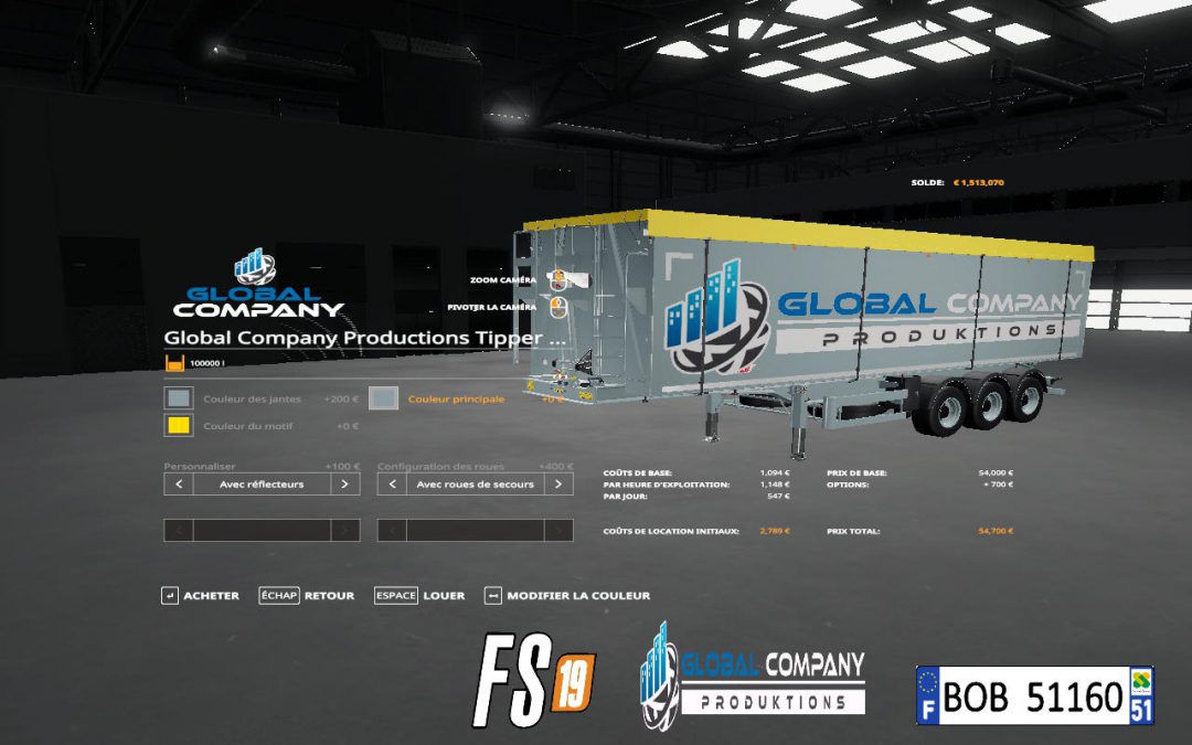 Pack Trailers Global Company Productions v2.0.0.0