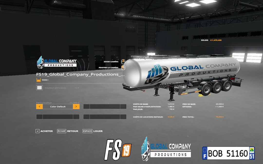 Pack Trailers Global Company Productions v2.0.0.0