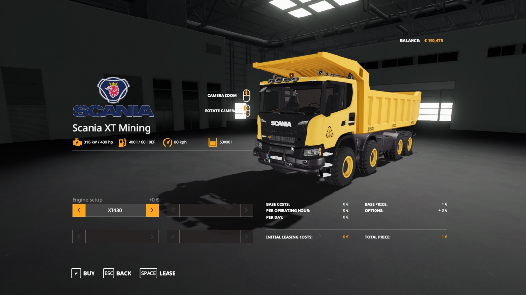 Scania XT 8x8 Mining Truck