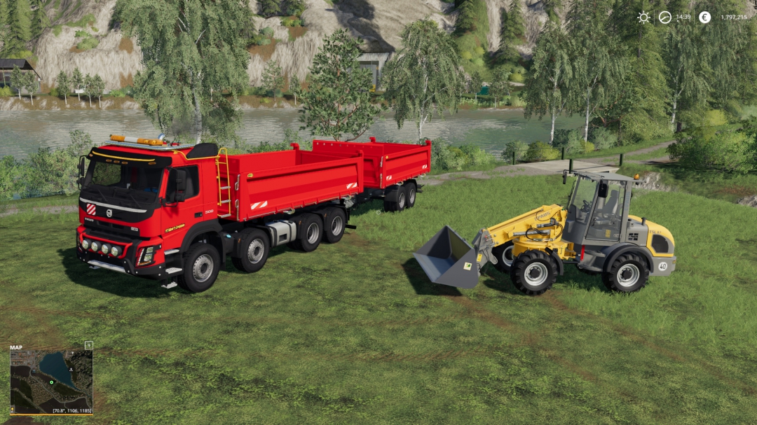 Volvo FMX 8x4 FS Miner's Red Editon