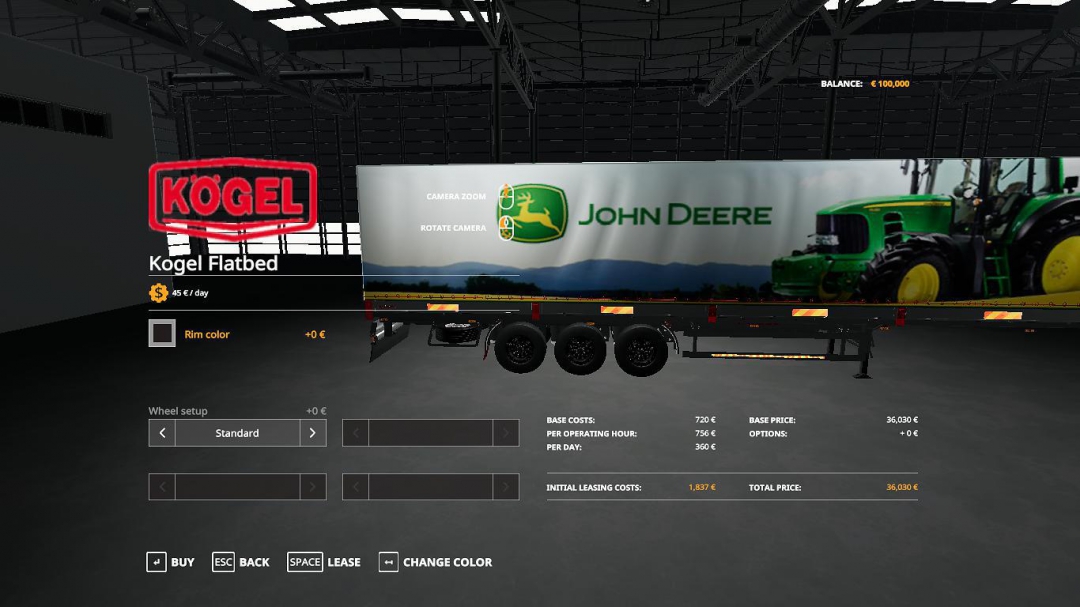 JOHN DEERE KOGEL PACK TRAILERS v1.0.0.0