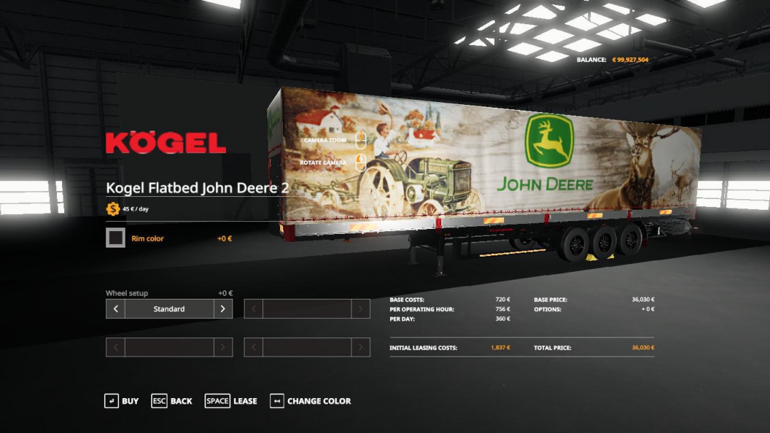 JOHN DEERE KOGEL PACK TRAILERS v1.0.0.0