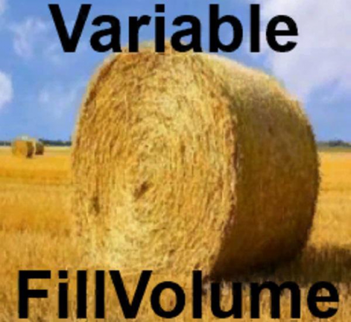 fs19-mods, Roundbale Fill Volume v1.0.0.0