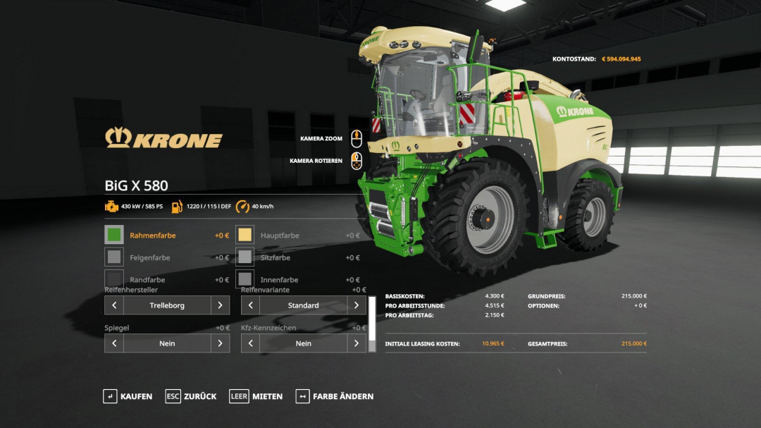 KRONE BIG X 580 PACK v1.0.1.0