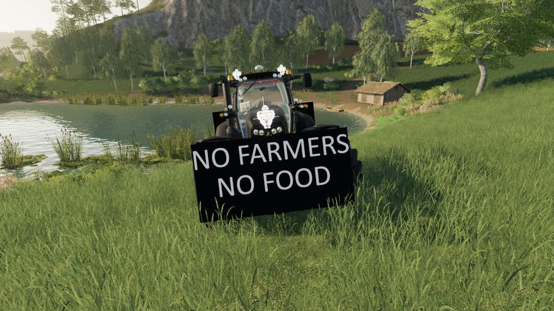 NoFarmersNoFood sign