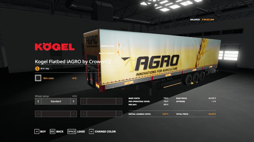 iAgro Kogel Autoloader Trailer v1.0