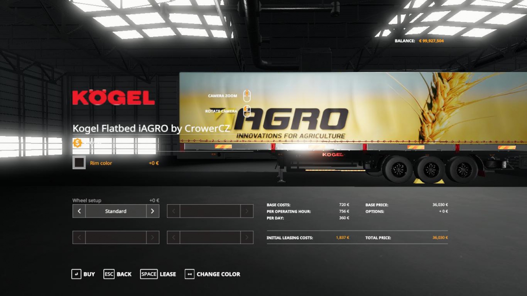 iAgro Kogel Autoloader Trailer v1.0