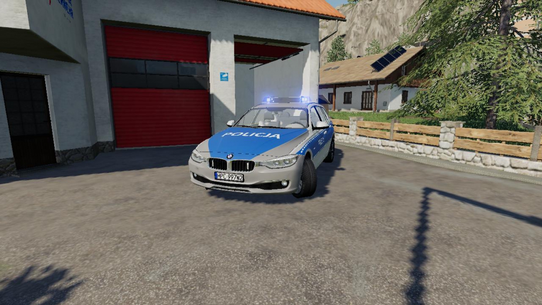 Radiowoz Policji BMW v1.1