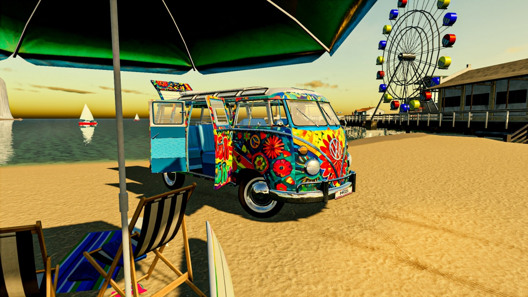 Hippy Volkswagen Van