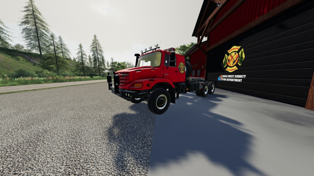 MB Zetros Semi Tractor Wildlands Edition