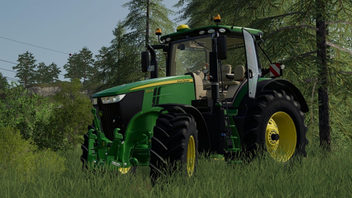 John Deere 7R with SIC including sound v1.0 category: Tractors