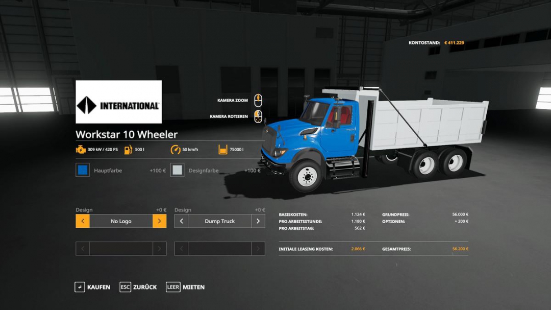 WorkStar 10 Wheeler v1.0.0.0