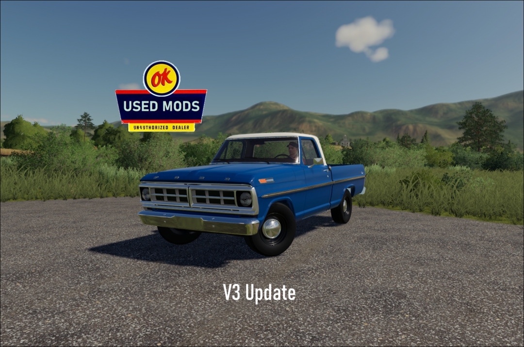 1971 Ford F100 Short Bed Truck V3 Two-Tone Update - By OKUSEDMODS