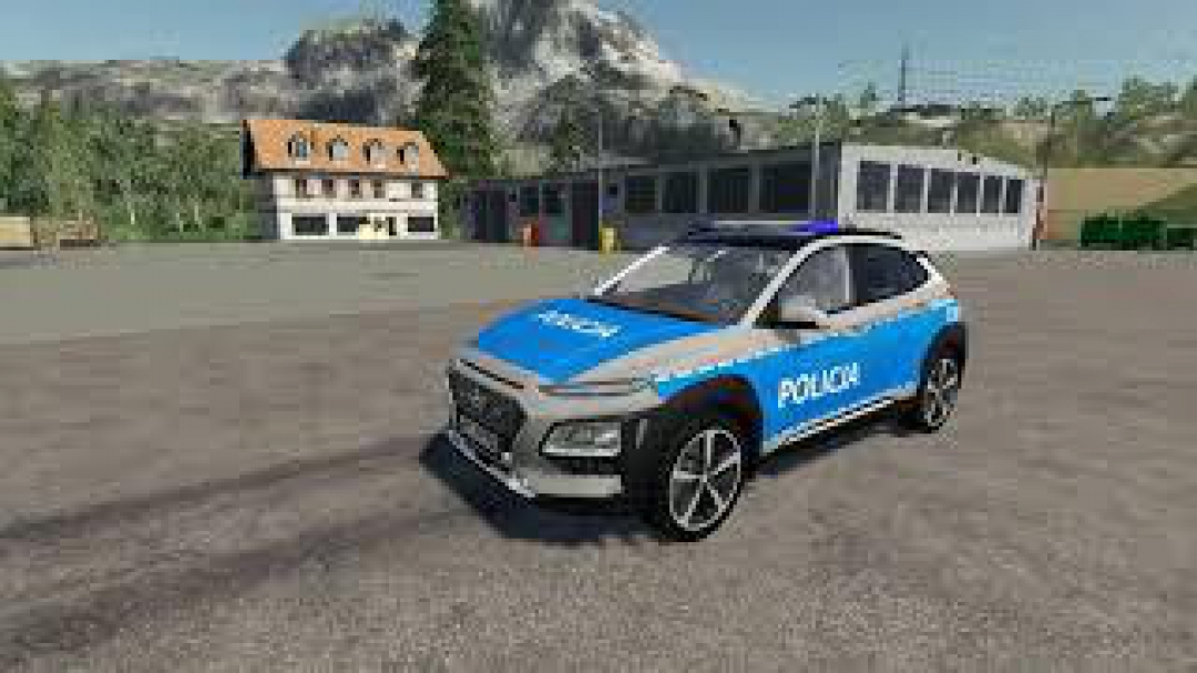 Hyundai Kona radiowoz policyjny v2.0