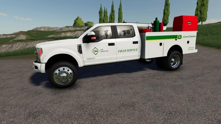 Mod Network John Deere Ford F450 Service Truck Editfarming Simulator 19 Mods 6936