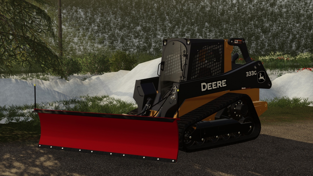 Skid Steer Snow Plow