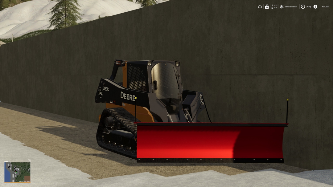 Skid Steer Snow Plow