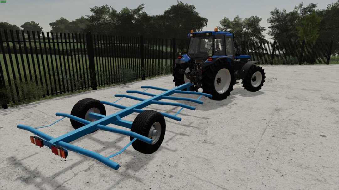 Round Bale Trailer v1.0.0.0