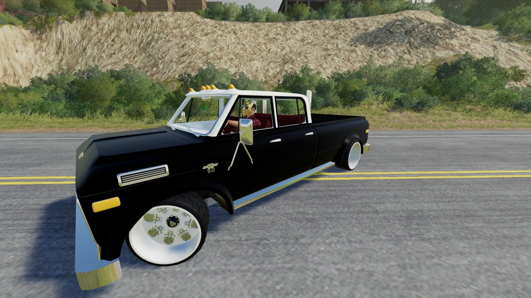 fs19 chevy c50 custom slammed