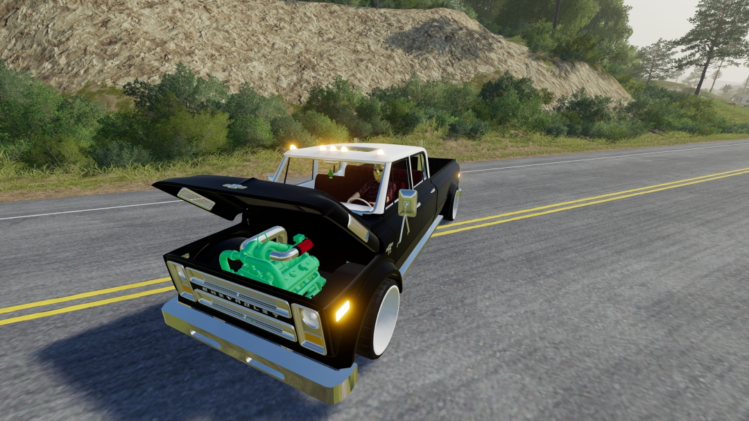 fs19 chevy c50 custom slammed