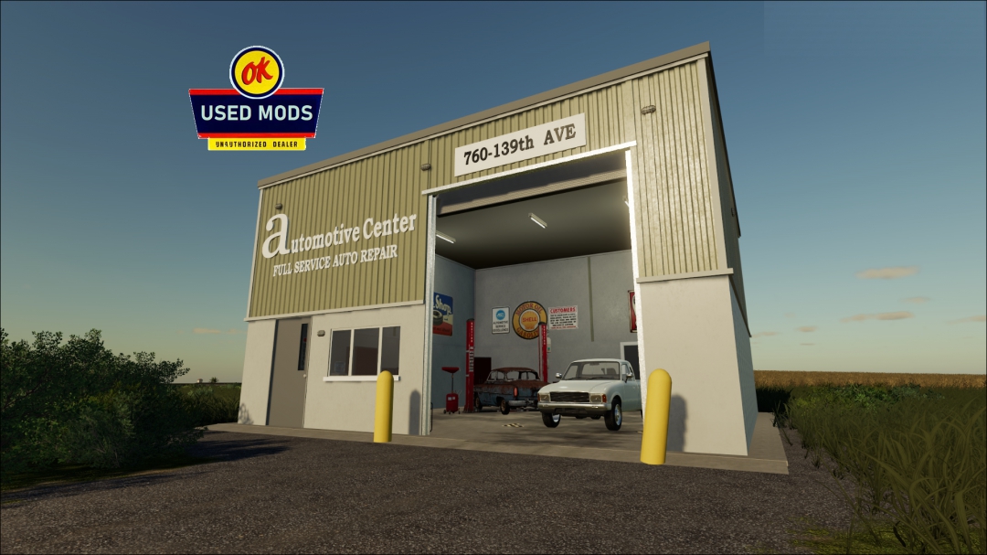 Automotive Center - Local Garage With Workshop By OKUSEDMODS