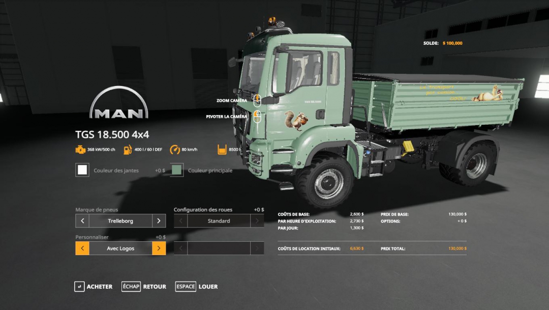 FS19 Man TGS18500 Tipper v1.0