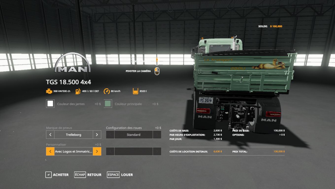 FS19 Man TGS18500 Tipper v1.0