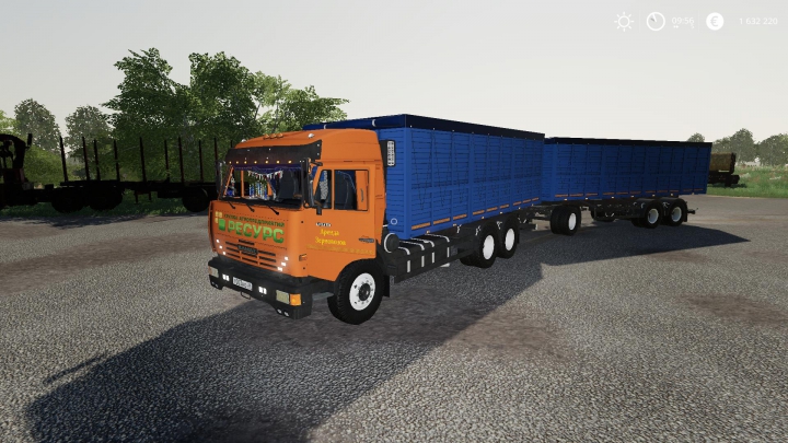 fs19-mods,  Kamaz Grain truck and trailer v1.0.0.0