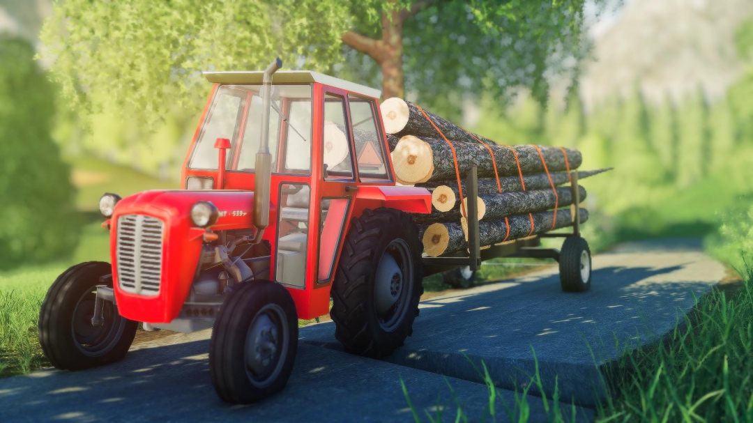 Homemade forest trailer v1.1