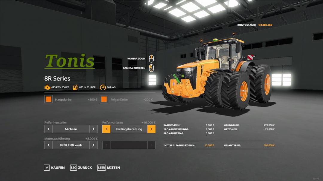 John Deere 850 PS v1.1.0.0