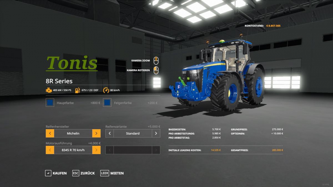 John Deere 850 PS v1.1.0.0