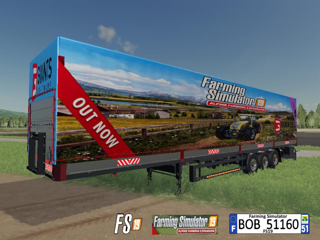 Trailer DLC Apline1 FS19 By BOB51160 v1.0.0.0