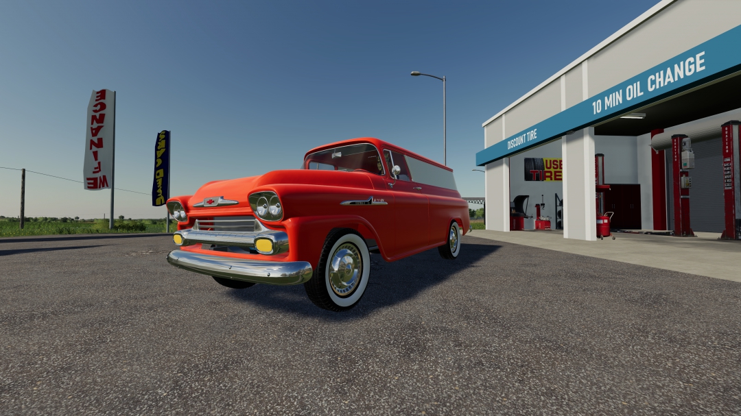 fs19 '58 chevy apache panel van