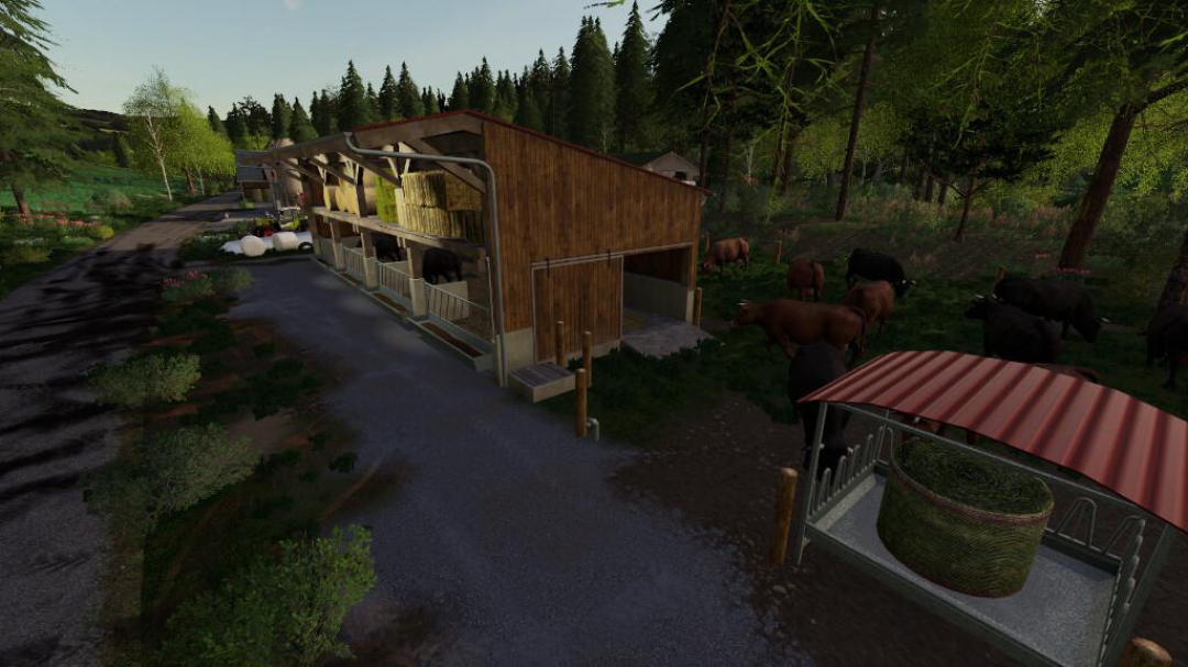 Cattle Barn With Strawstage v1.0.0.0