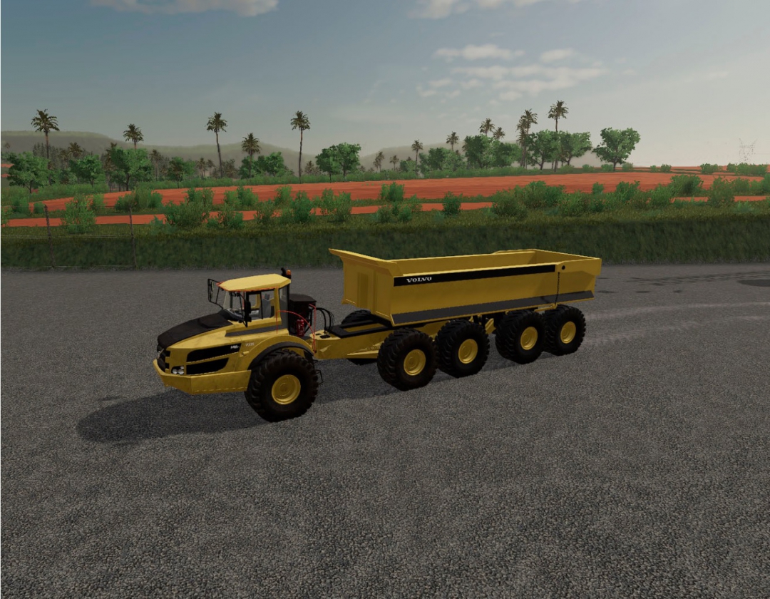 Volvo A40G semi with Maxxim 700 