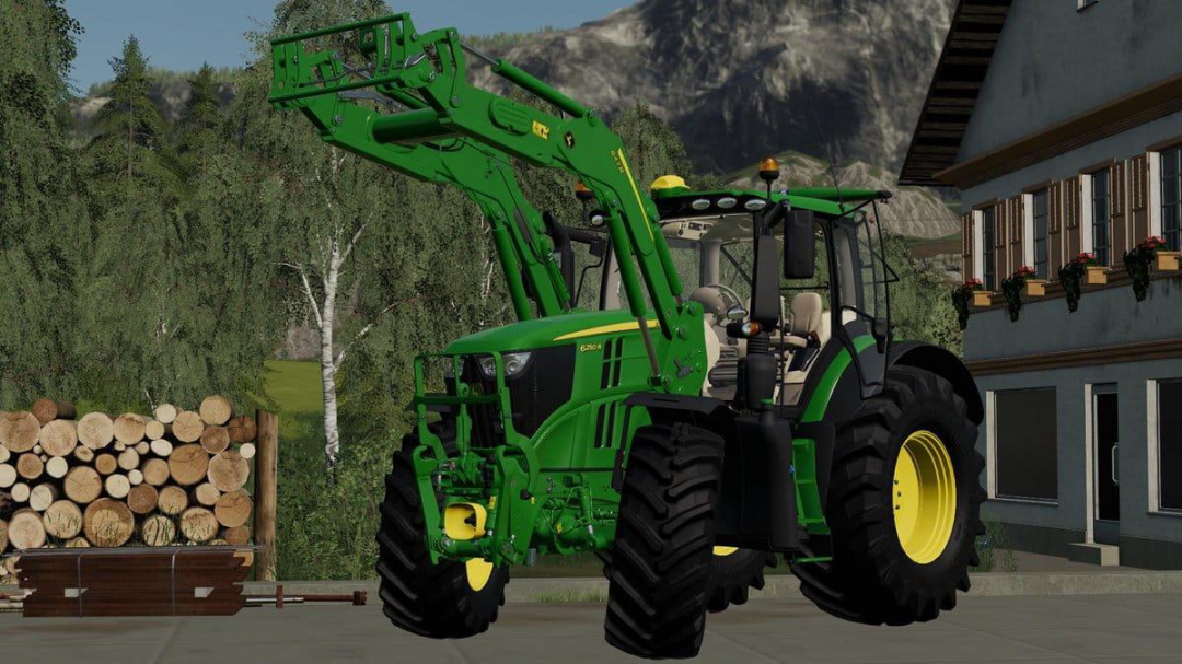 John Deere 6r Series With 643r Front Loader v1.1.0.0