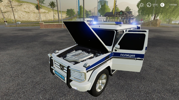 Cars Mercedes-Benz G55 AMG Police v2.0