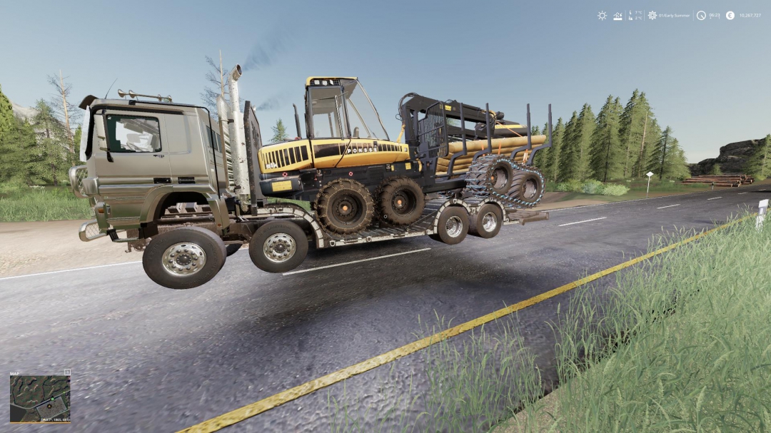 Sisu Polar Forest machine transport V1