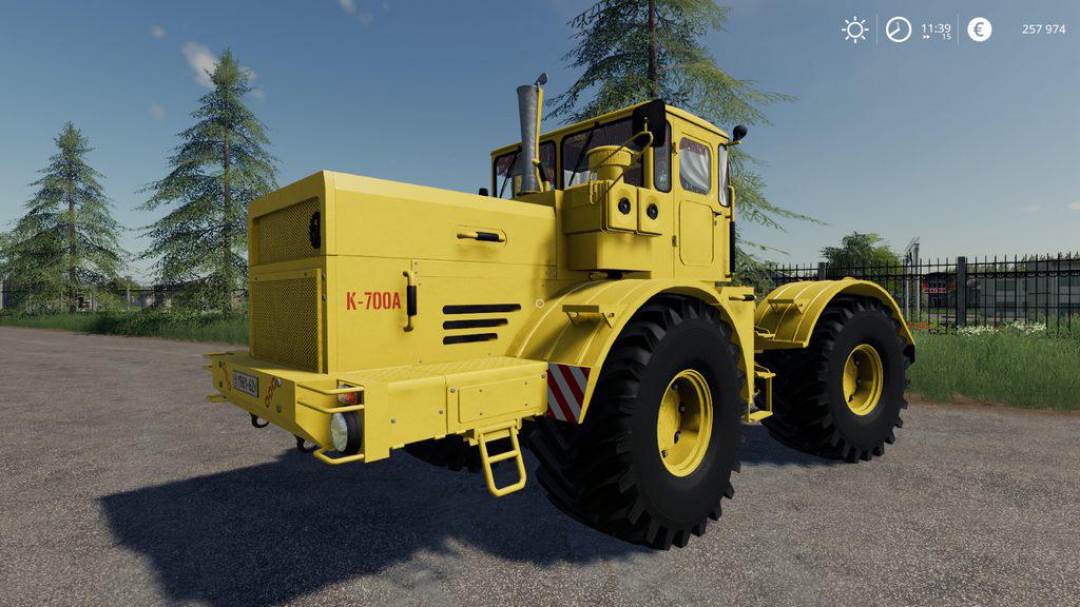 Kirovets K-700A with curtains v1.2.0.0