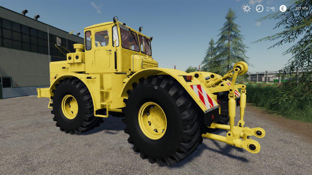 Kirovets K-700A with curtains v1.2.0.0