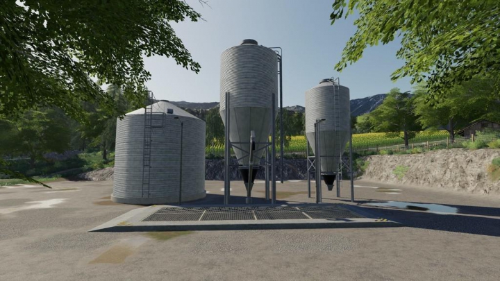 Grain Silo Set With Multifruit v1.2.1.0 category: Objects