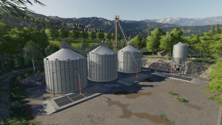 Objects Grain Silo Set With Multifruit v1.2.1.0
