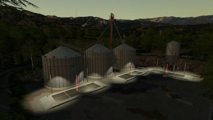 Objects Grain Silo Set With Multifruit v1.2.1.0
