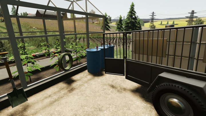 Objects Polish Greenhouse With Tomatoes v1.0.0.0
