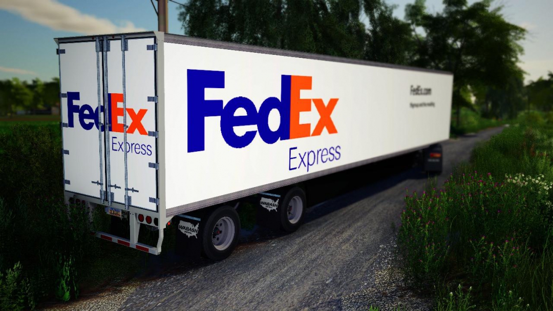 fedex trailer