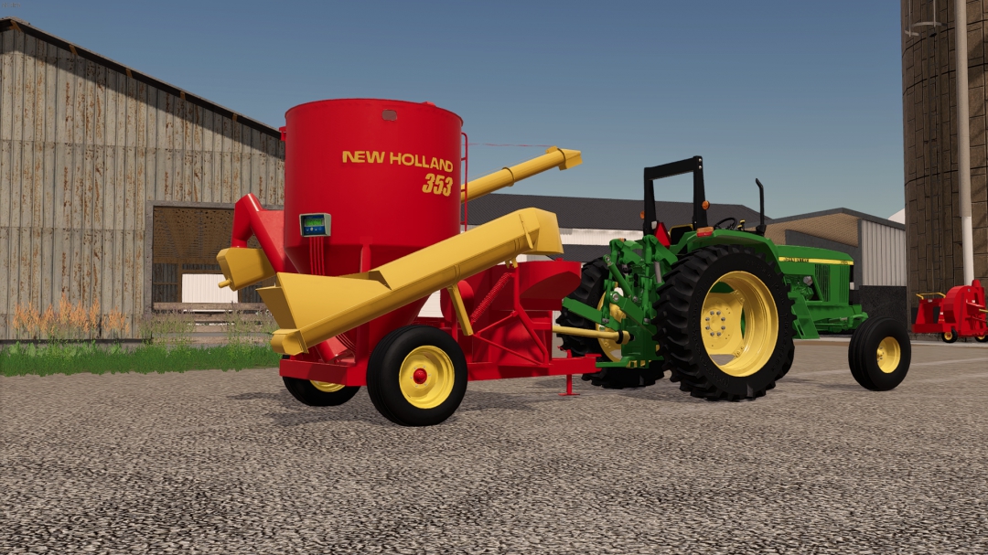 Diniz Farms Map Expansion Pack: New Holland 353 Grinder Mixer