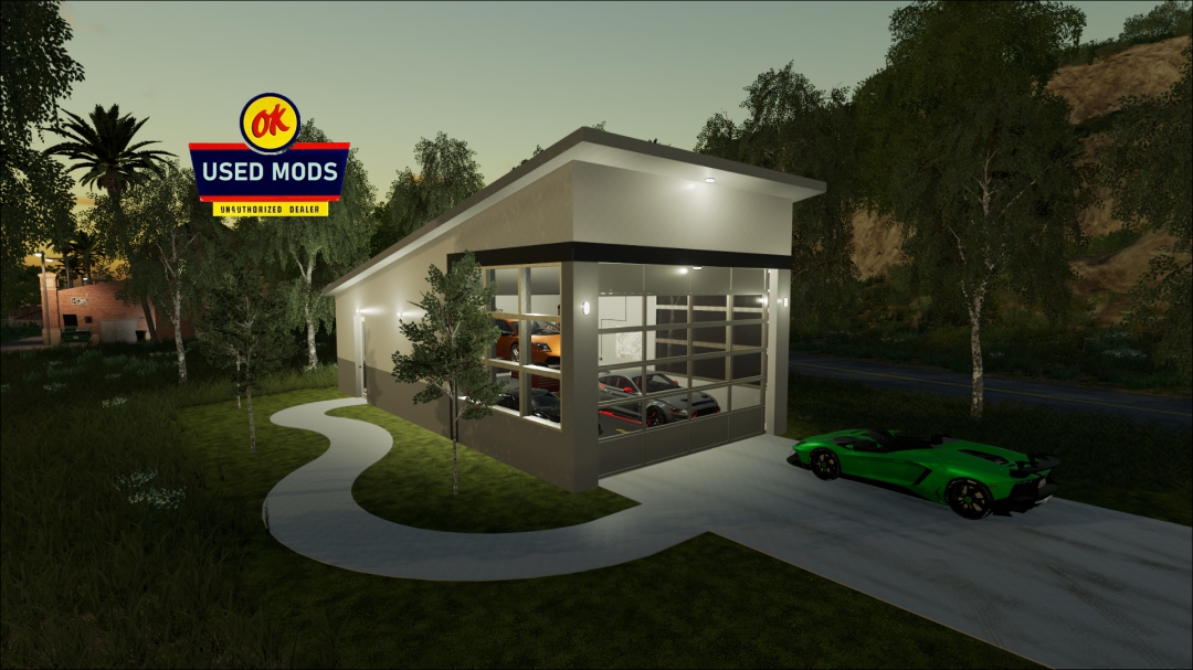 Modern Garage with Workshop Function - By OK USED MODS