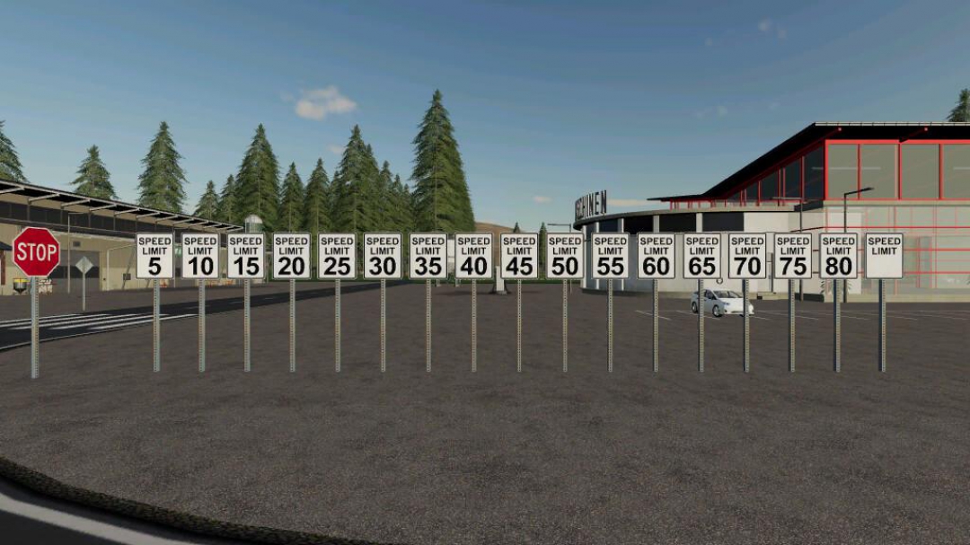 Placeable US Speed Limit Signs v1.0.0.0