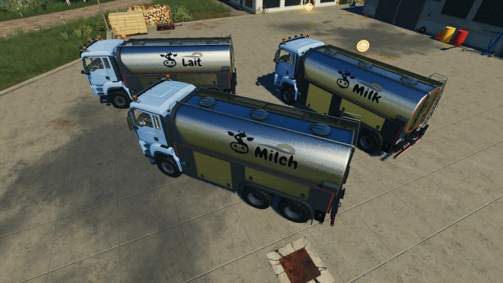 Trending mods today: MAN TGS Milk Truck v1.0.0.1